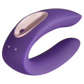 Partner Plus Couples Vibrator provides simultaneous stimulation. Larger diameter provides more pleasure.10 vibration levels. Cha