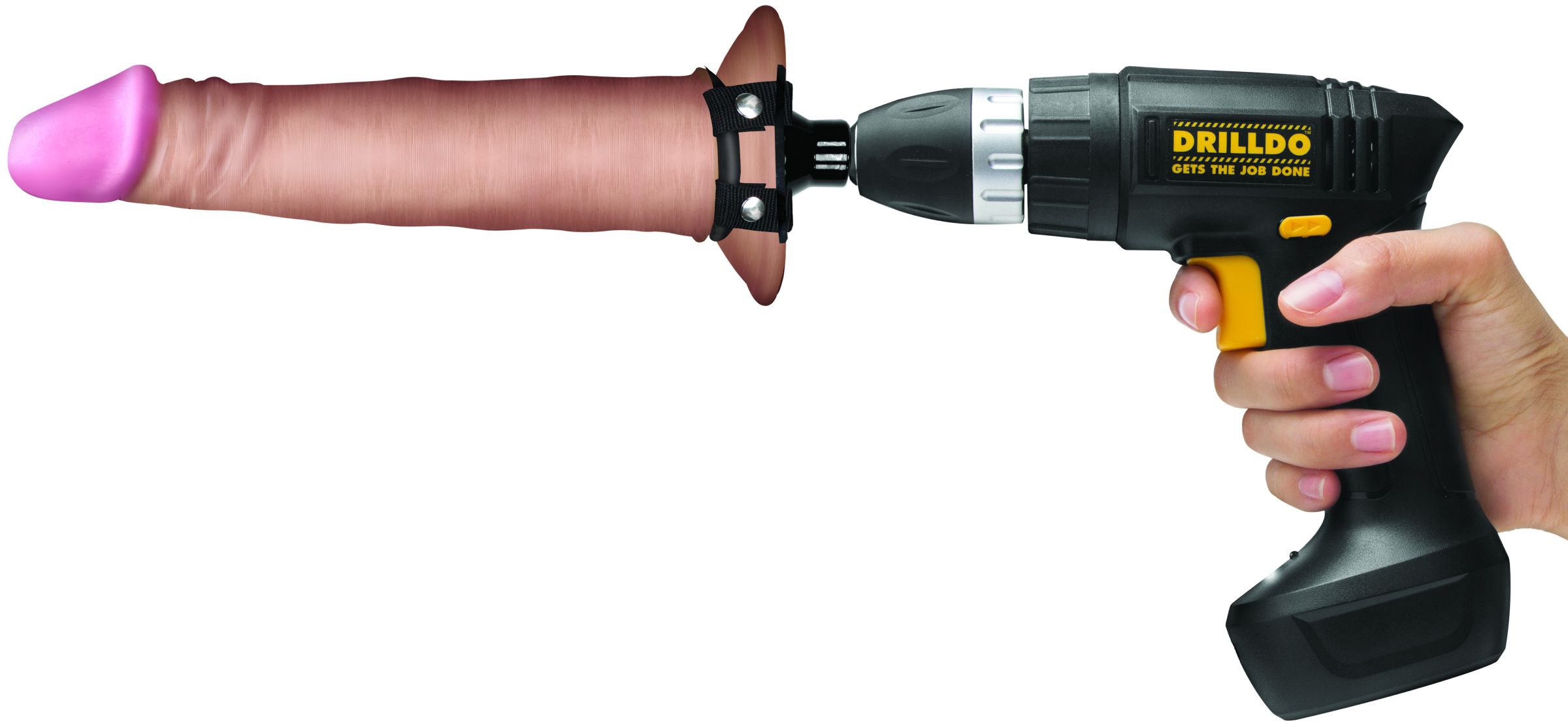 A Dildo Attached To A Drill