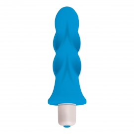 Charm 7 Function Petite Silicone Vibe- Blue