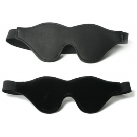 Strict Leather Black Fleece Lined Blindfold