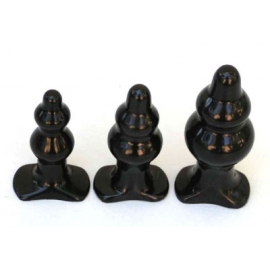 Black Tantus Severin Butt Plugs