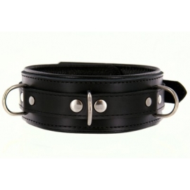 Collier de verrouillage strict cuir Premium
