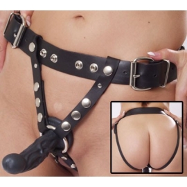 O couro Strap-On cinto de couro estrito Premium