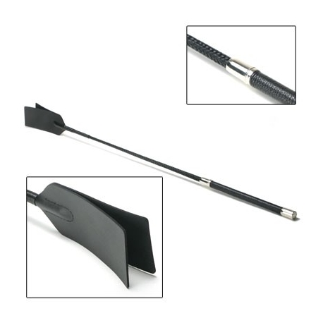 Strict Leather Hog Crop with Leather Handle
