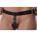 Strict Leather Female Butt Plug and Dildo Harness