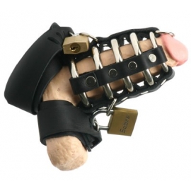 Strict Leather Gates of Hell Chastity Device