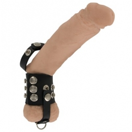 Strict Leather Cock Strap and Ball Stretcher