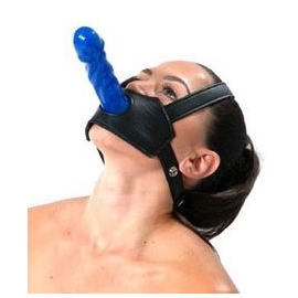 Stricte cuir gode harnais de visage