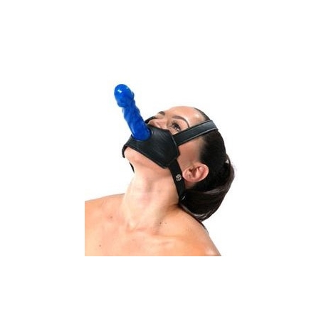 Stricte cuir gode harnais de visage