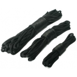 Corda de Bondage Nylon preto Premium