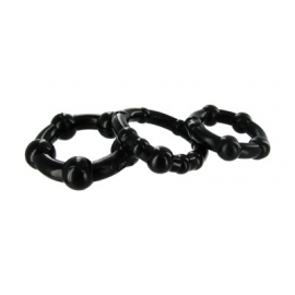 Black Performance Erection Rings - Packaged