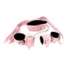Strict Leather Pink Bondage Set