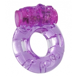 Purple Orgasmic Vibrating Cockring