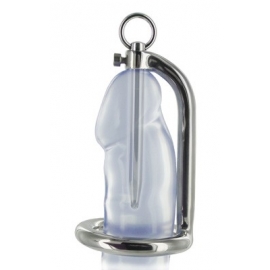 Stainless Steel Cock Ring and Urethral Plug