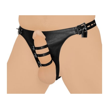 Strict Leather Harness with 3 Penile Straps
