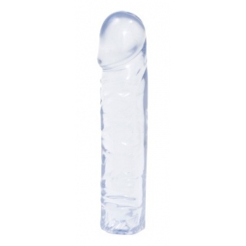 Crystal Jellies Classic 8 Inch Dong - Clear