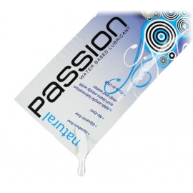 Passion Natural Water-Based Lubricant - 0.25 oz Single Use Pouch Passion Natural Water-Based Lubricant - 0.25 oz Single Use Pouch