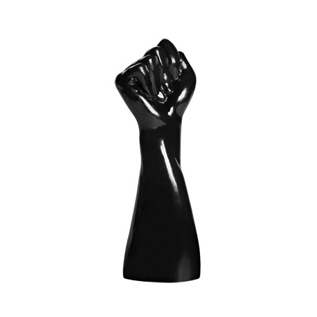 Rise Up Black PVC Fist