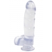 Jelly Jewels Cock with Suction Cup Diamond