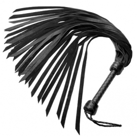 Estrito couro Premium couro macio Flogger