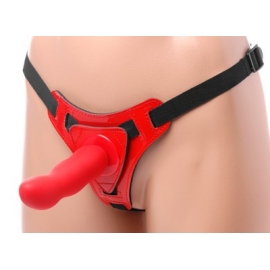Jeu de Strap-On harnais fringants Red Hot