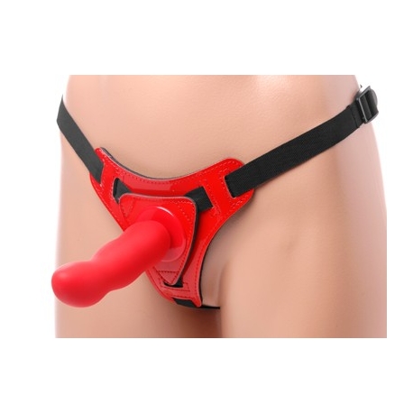 Frisky Red Hot Strap-On Harness Set