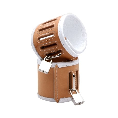 Tan Hospital Style Wrist Restraints