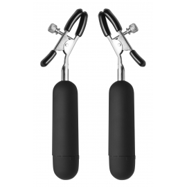 Dark Passion Vibrating Nipple Clamps
