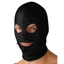 Capa de boca Zipper lycra com buracos de olhos