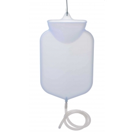 Silicone flux ouvert Douche haut et sac de lavement