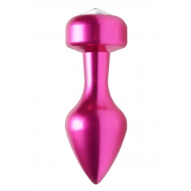 Gem de Solitaire acentuados alumínio Plug Anal