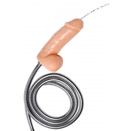 Shower Enema System with Dildo Tip Attachment