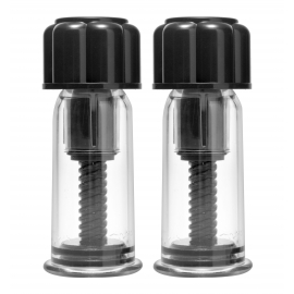 Maxxx noir puissant Twist Nipple Suckers