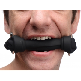 Silicone Bone Gag - noir