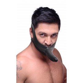 Visage Fuk sangle sur le bâillon