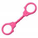4 Play Pink Silicone Handcuffs