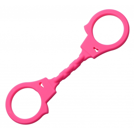 4 Play Pink Silicone Handcuffs