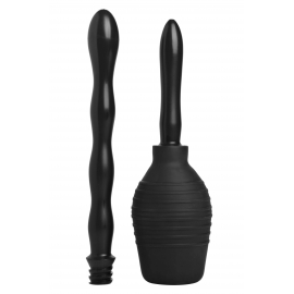 Lisses nettoyer Double pointe système d'ampoule de lavement