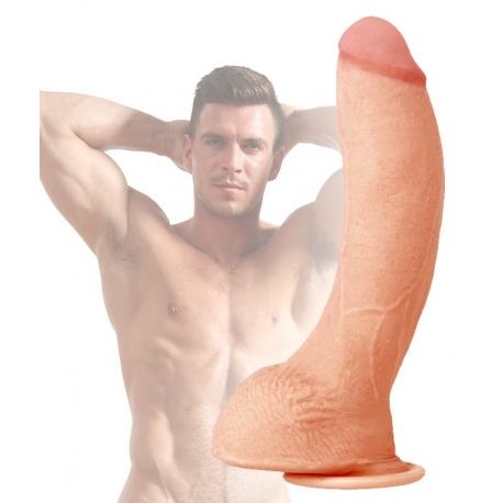 Raging Cockstars Curved Calvin Realistic Dildo
