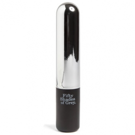 Cincuenta sombras Usb vibración bala plata