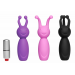 Clitters 3 Silicone Sleeves with Vibrating Bullet