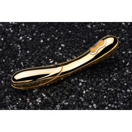 D de inmi-Oro 24k oro plateado vibrador calentamiento