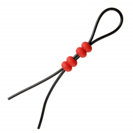 Crimson lié Bolo Lasso Style Cockring réglable