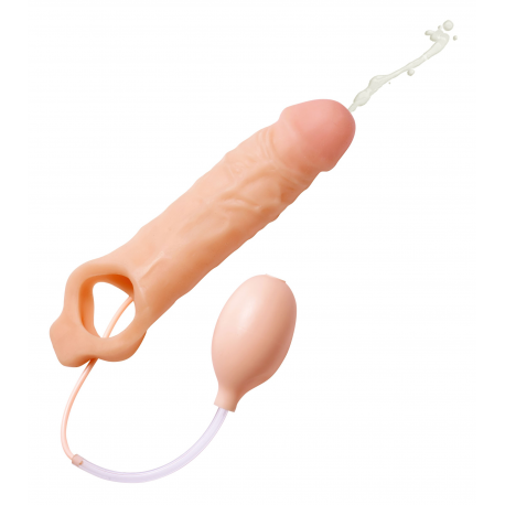 Realistic Ejaculating Penis Enlargement Sheath- Packaged