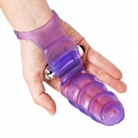 Doble dedo Banger vibrante guante G-Spot