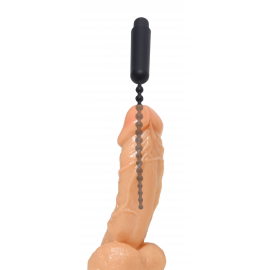 Rod noir vibrant perlé Silicone Sound