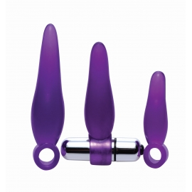 Sistema de Rimmer de dedo Fanny Fiddlers 3 pedazos con bala vibratoria